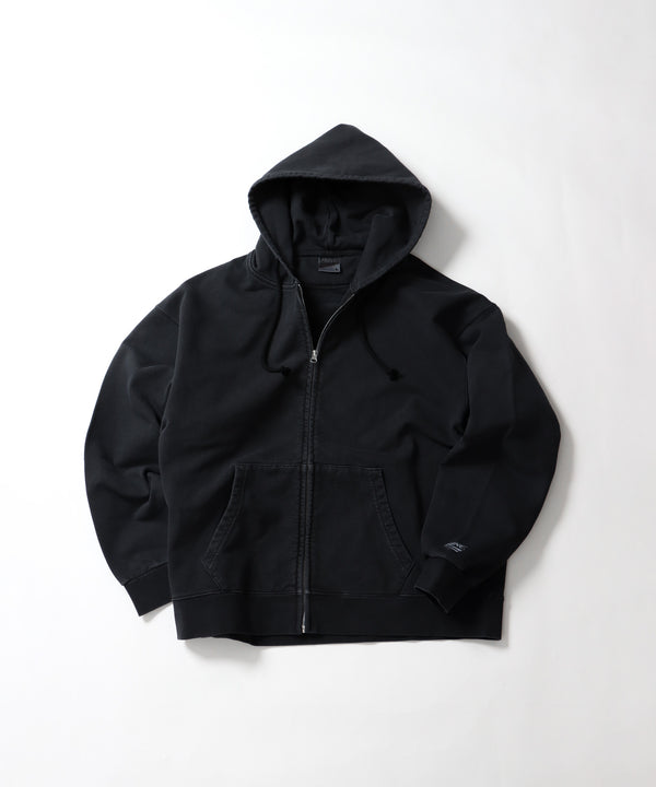 SWEAT ZIP UP HOODIE -CLASSIC FIT- (PIGMENT DYE)